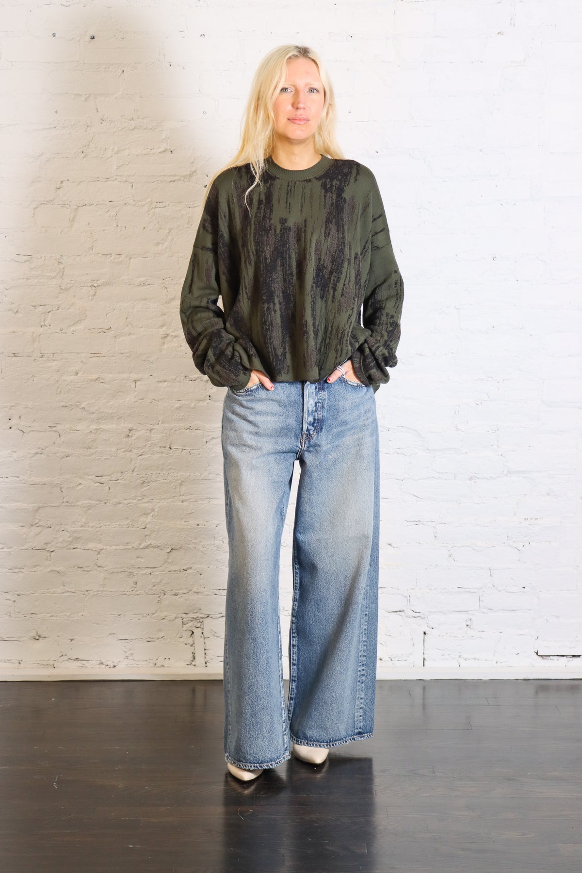 Boxy Pullover with Organic Jacquard in Timo by Serien°umerica-Serien°umerica-Idlewild-Cincinnati
