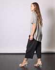 Boyfriend Tee in Grey Shadow by Sanctamuerte-Tops-SANCTAMUERTE-Idlewild