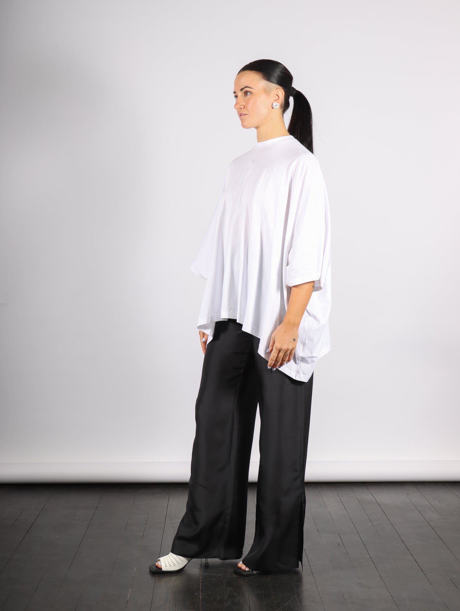 Brick Tee in White by Rodebjer-Rodebjer-Idlewild-Cincinnati