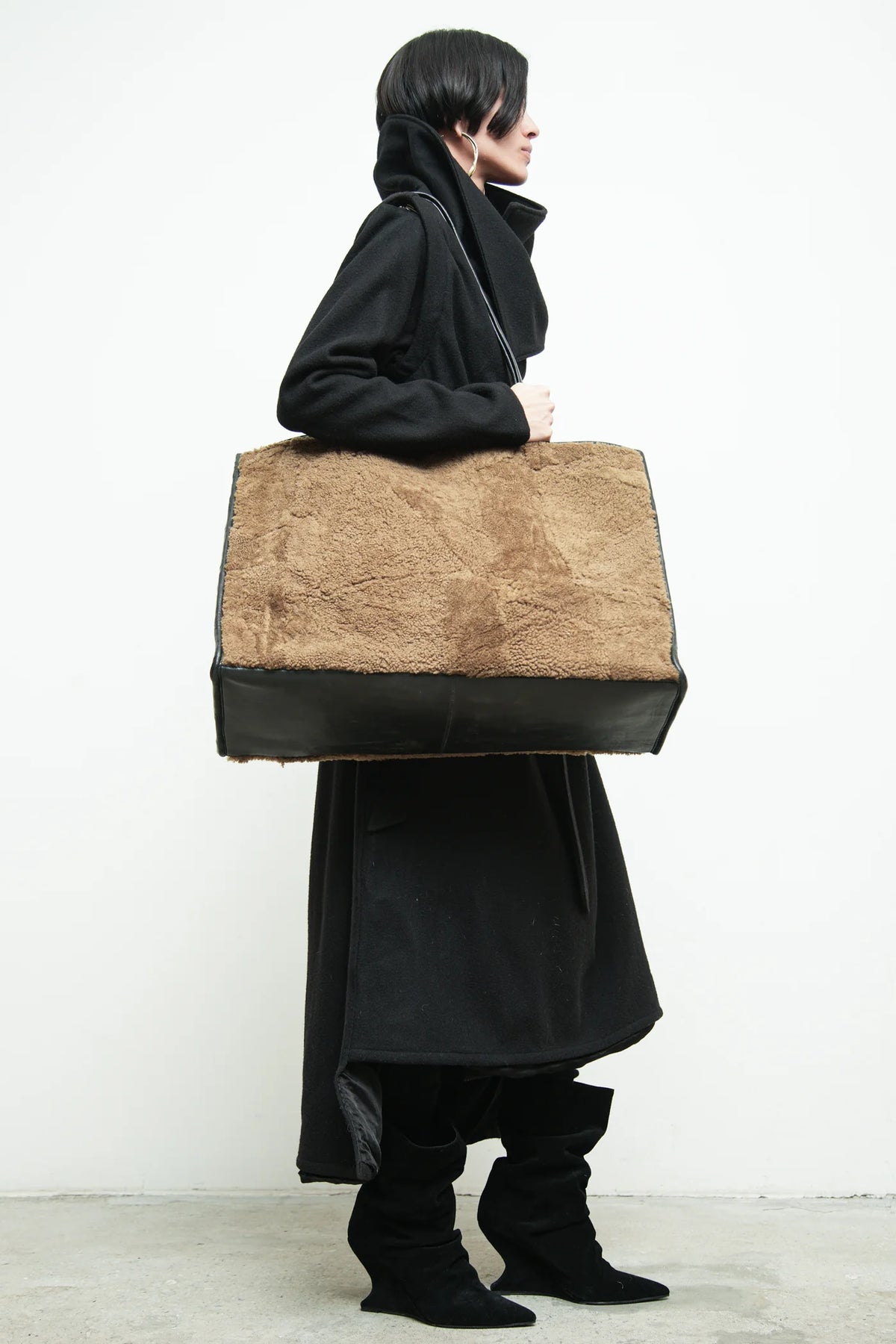 Bronte Travel Tote in Cedar/Black by Nicholas K-Nicholas K-Idlewild-Cincinnati