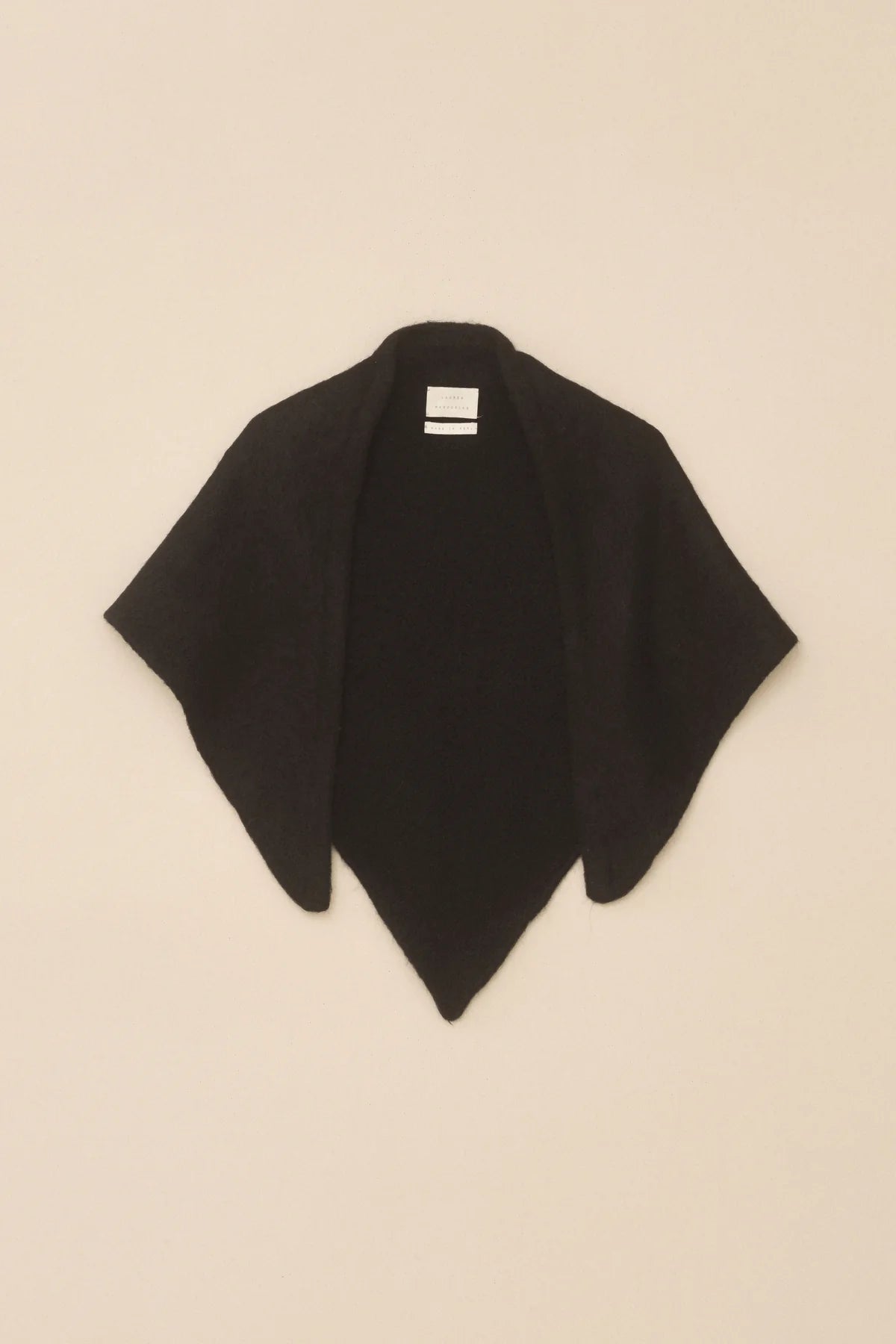 Brushed Triangle Wrap in Black by Lauren Manoogian-Lauren Manoogian-Idlewild-Cincinnati