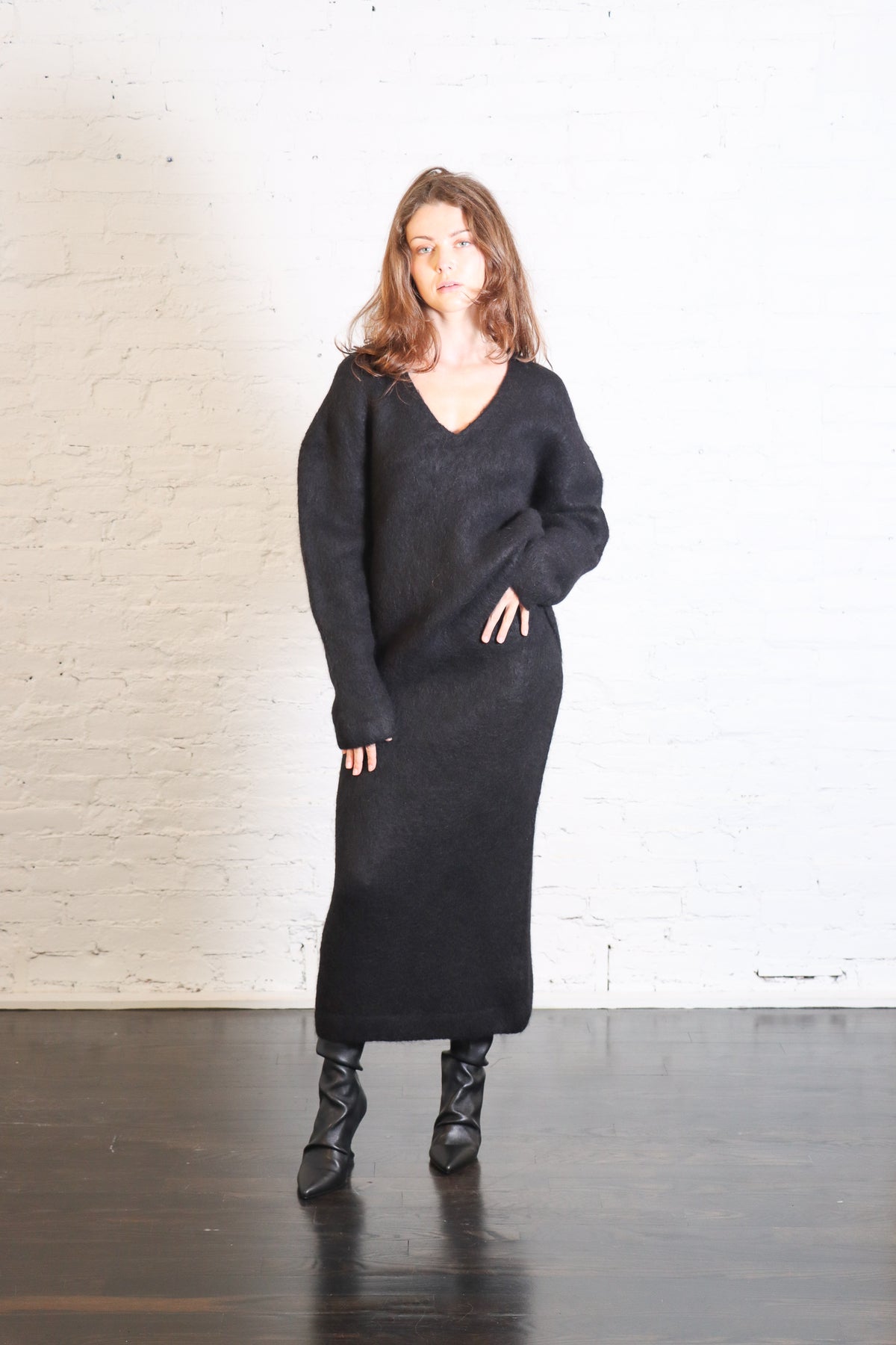 Brushed Pencil Skirt in Black by Lauren Manoogian-Lauren Manoogian-Idlewild-Cincinnati