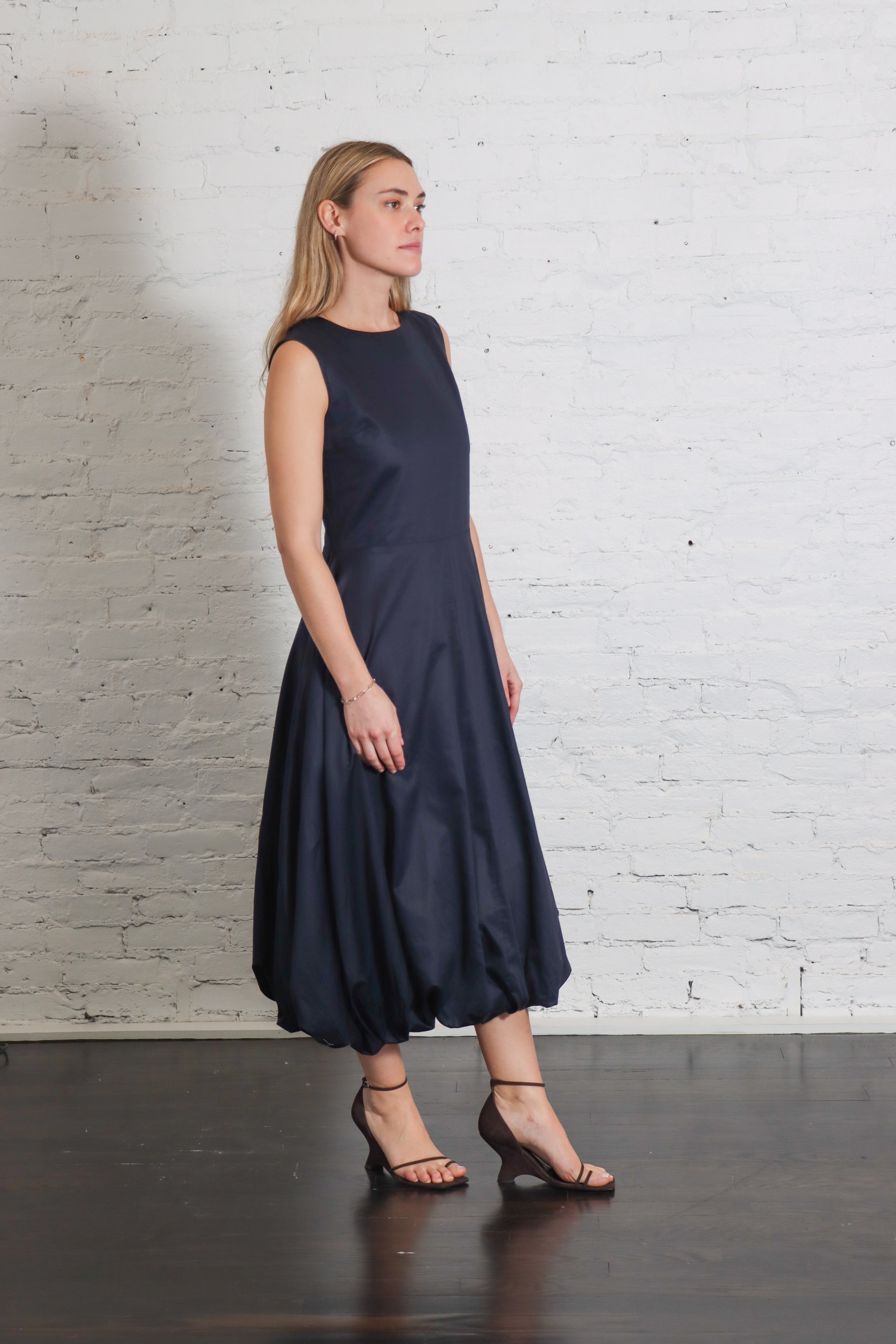 Bubble Dress in Navy by Shwetambari-Shwetambari-Idlewild-Cincinnati