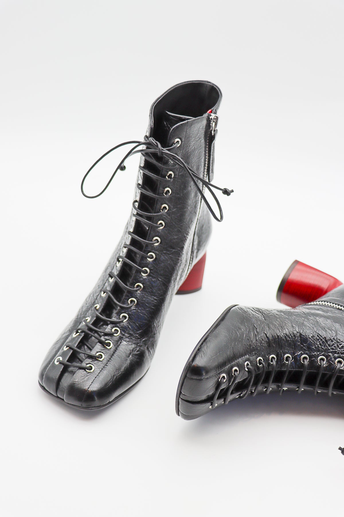 Cami 19 Bomber Boot in Nero by Halmanera-Halmanera-Idlewild-Cincinnati
