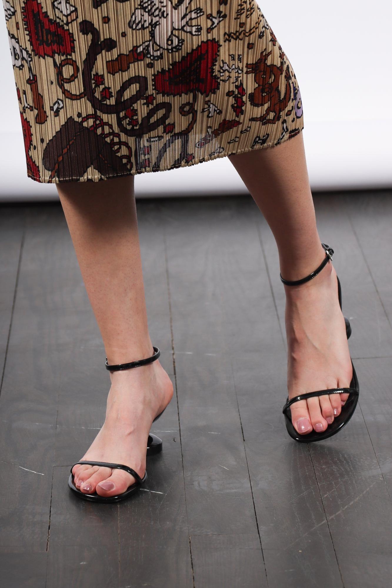 Camile Strap Heel in Patent Black by Lucasheva-Lucasheva-Idlewild