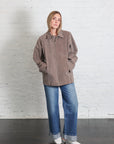 Canvas Work Jacket in Washed Cinder by Lauren Manoogian-Jackets-Lauren Manoogian-Idlewild