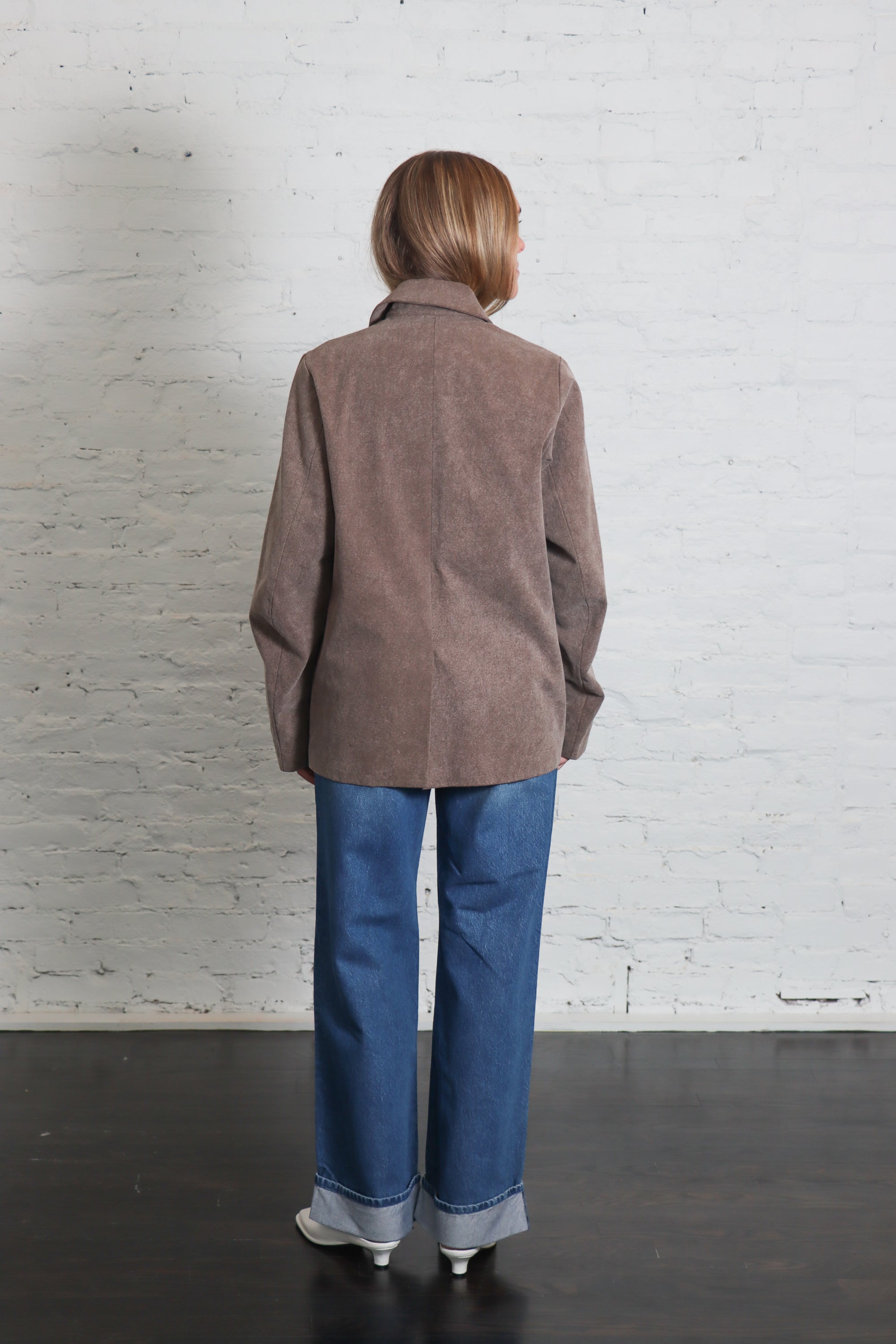 Canvas Work Jacket in Washed Cinder by Lauren Manoogian-Lauren Manoogian-Idlewild-Cincinnati