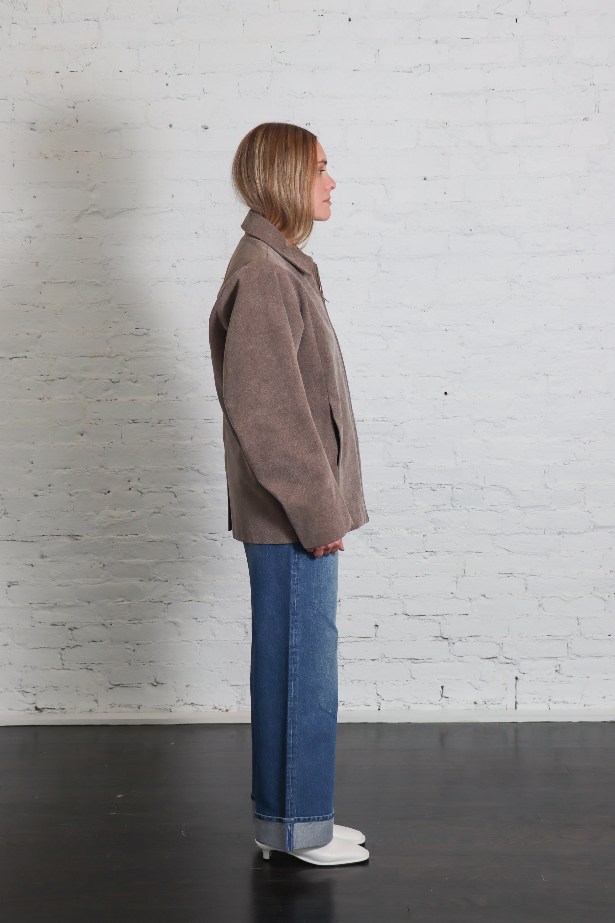 Canvas Work Jacket in Washed Cinder by Lauren Manoogian-Lauren Manoogian-Idlewild-Cincinnati