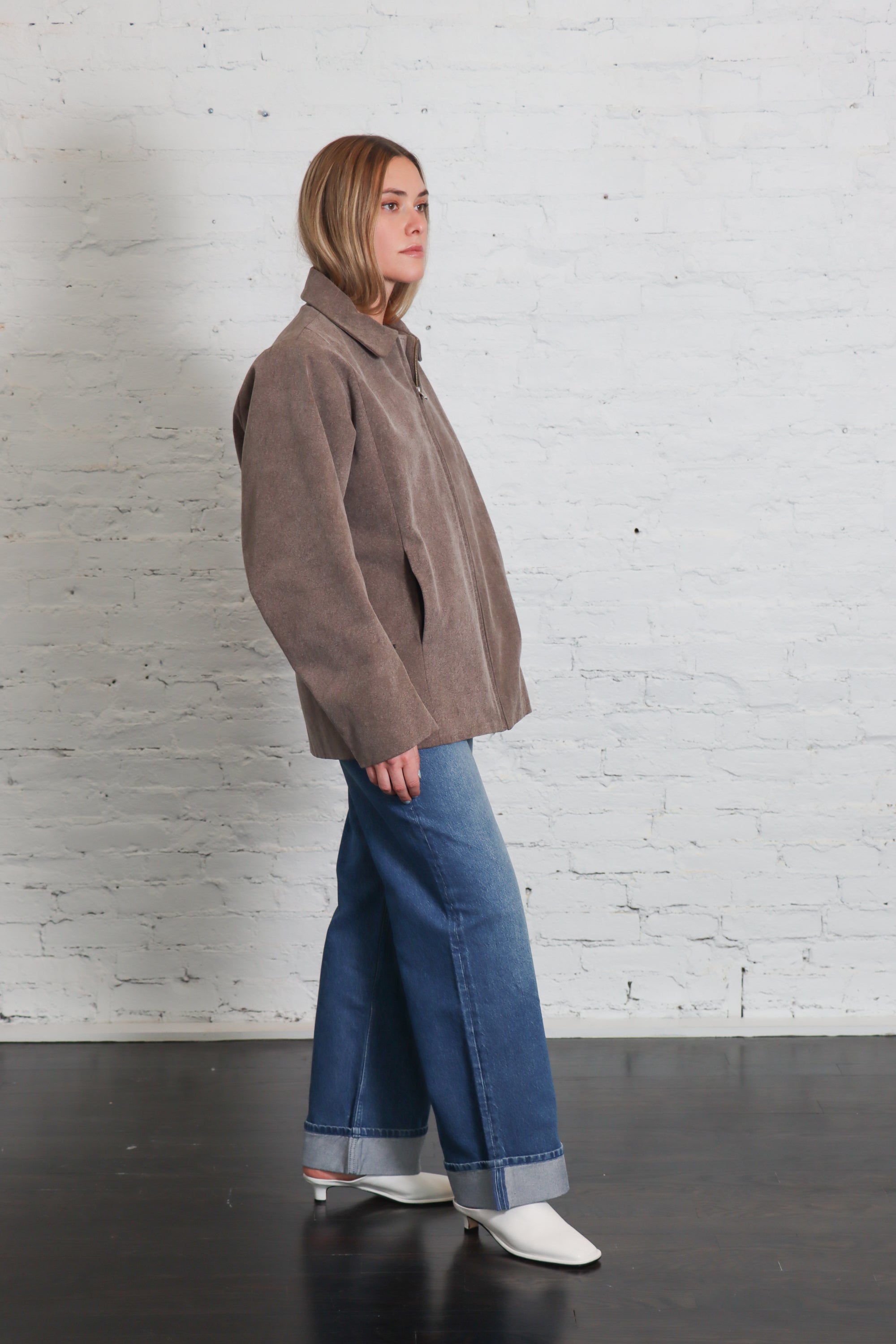 Canvas Work Jacket in Washed Cinder by Lauren Manoogian-Lauren Manoogian-Idlewild-Cincinnati