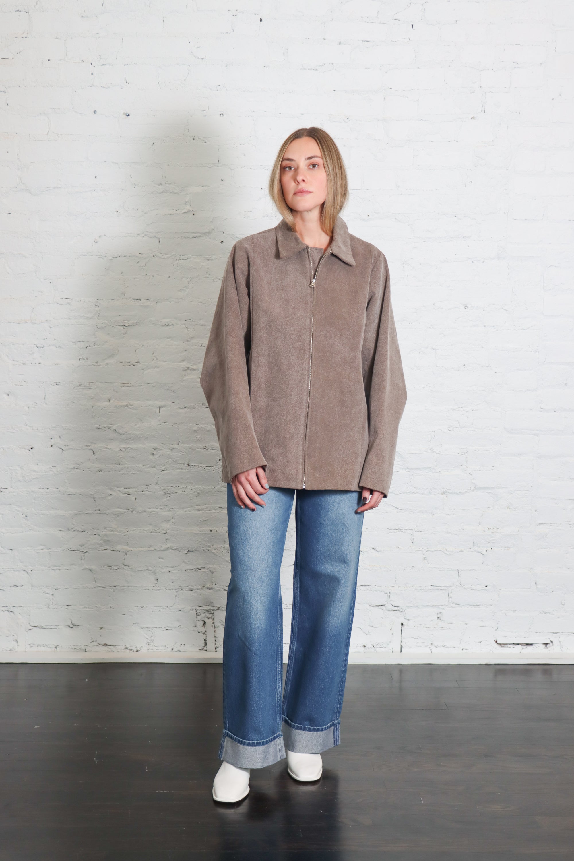 Canvas Work Jacket in Washed Cinder by Lauren Manoogian-Lauren Manoogian-Idlewild-Cincinnati