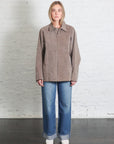 Canvas Work Jacket in Washed Cinder by Lauren Manoogian-Jackets-Lauren Manoogian-Idlewild