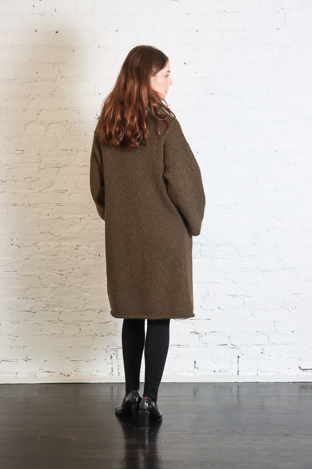 Capote Coat in Olive by Lauren Manoogian-Lauren Manoogian-Idlewild-Cincinnati