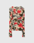 Cardi Tie Dye Cardigan in Red Multi by Rodebjer-Rodebjer-Idlewild-Cincinnati