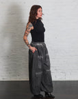 Cargo Pants in Ash Grey by Sanctamuerte-Pants-SANCTAMUERTE-Idlewild