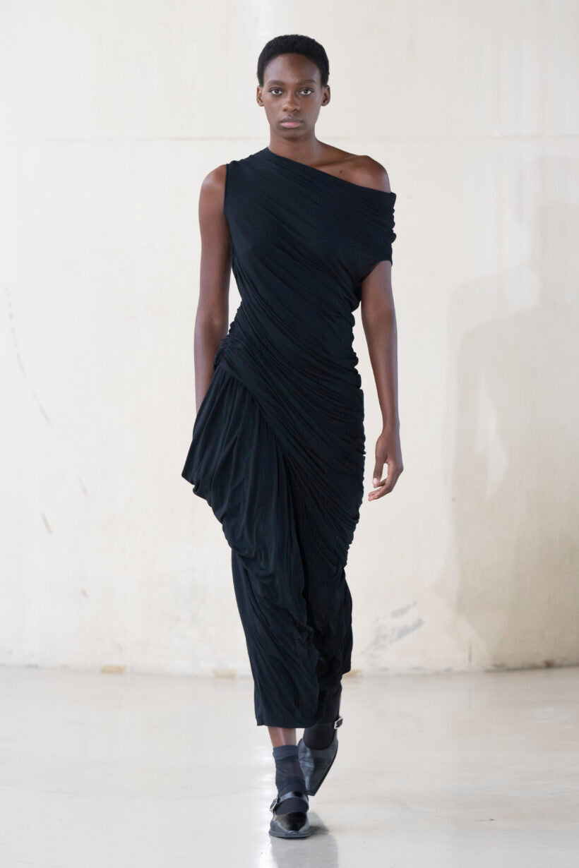 Cascading Skirt in Black by Dawei-Dawei-Idlewild-Cincinnati