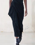 Cascading Skirt in Black by Dawei-Bottoms-Dawei-Idlewild