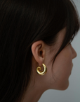 Cecilia Spiral Earrings in Gold by Eyland-Jewelry-Eyland-Idlewild
