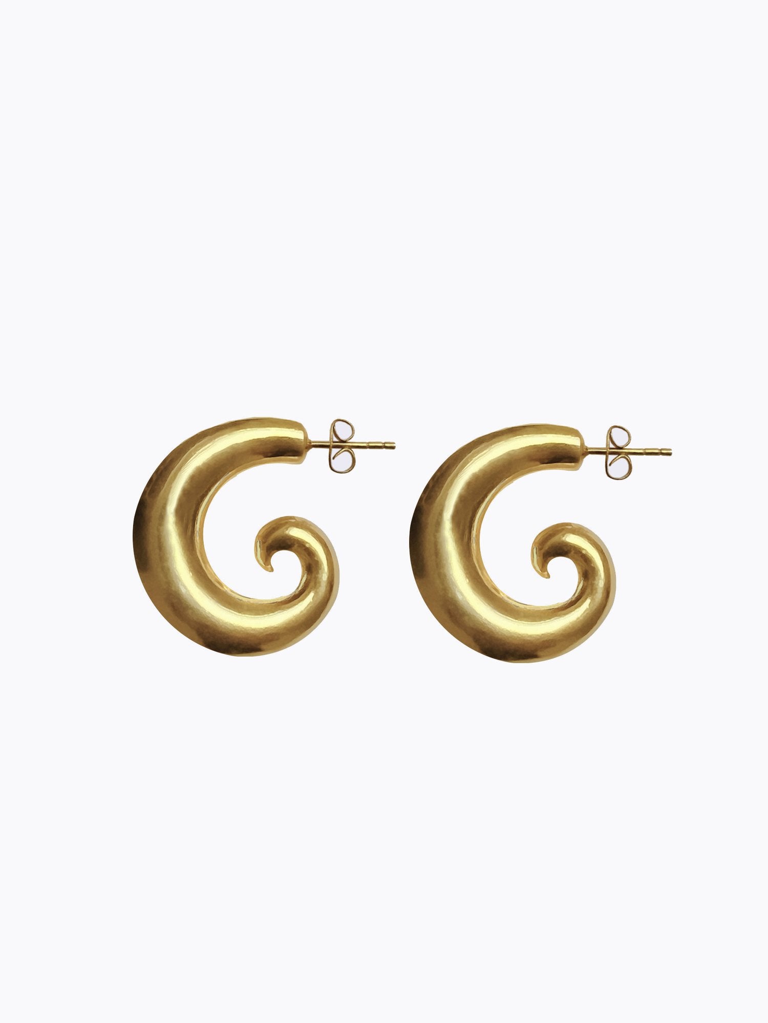 Cecilia Spiral Earrings in Gold by Eyland-Jewelry-Eyland-Idlewild