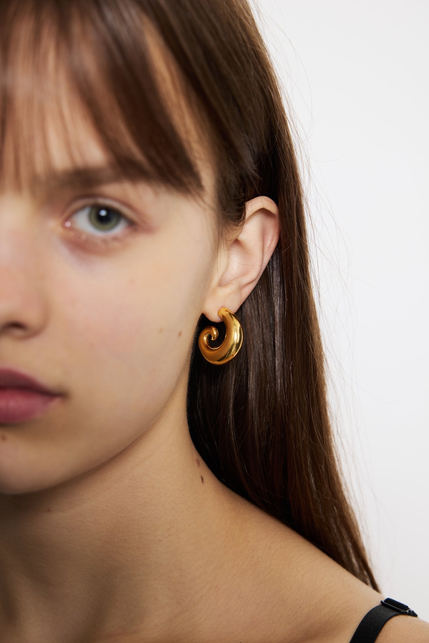 Cecilia Spiral Earrings in Gold by Eyland-Eyland-Idlewild-Cincinnati
