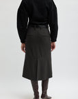 Cedric Suiting Detached Zipper Skirt in Grey Multi by Tibi-Tibi-Idlewild-Cincinnati