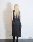 Cedric Suiting Detached Zipper Skirt in Grey Multi by Tibi-Tibi-Idlewild-Cincinnati