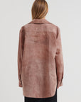 Chaska Blouse in Terracotta by Nanushka-NANUSHKA-Idlewild-Cincinnati