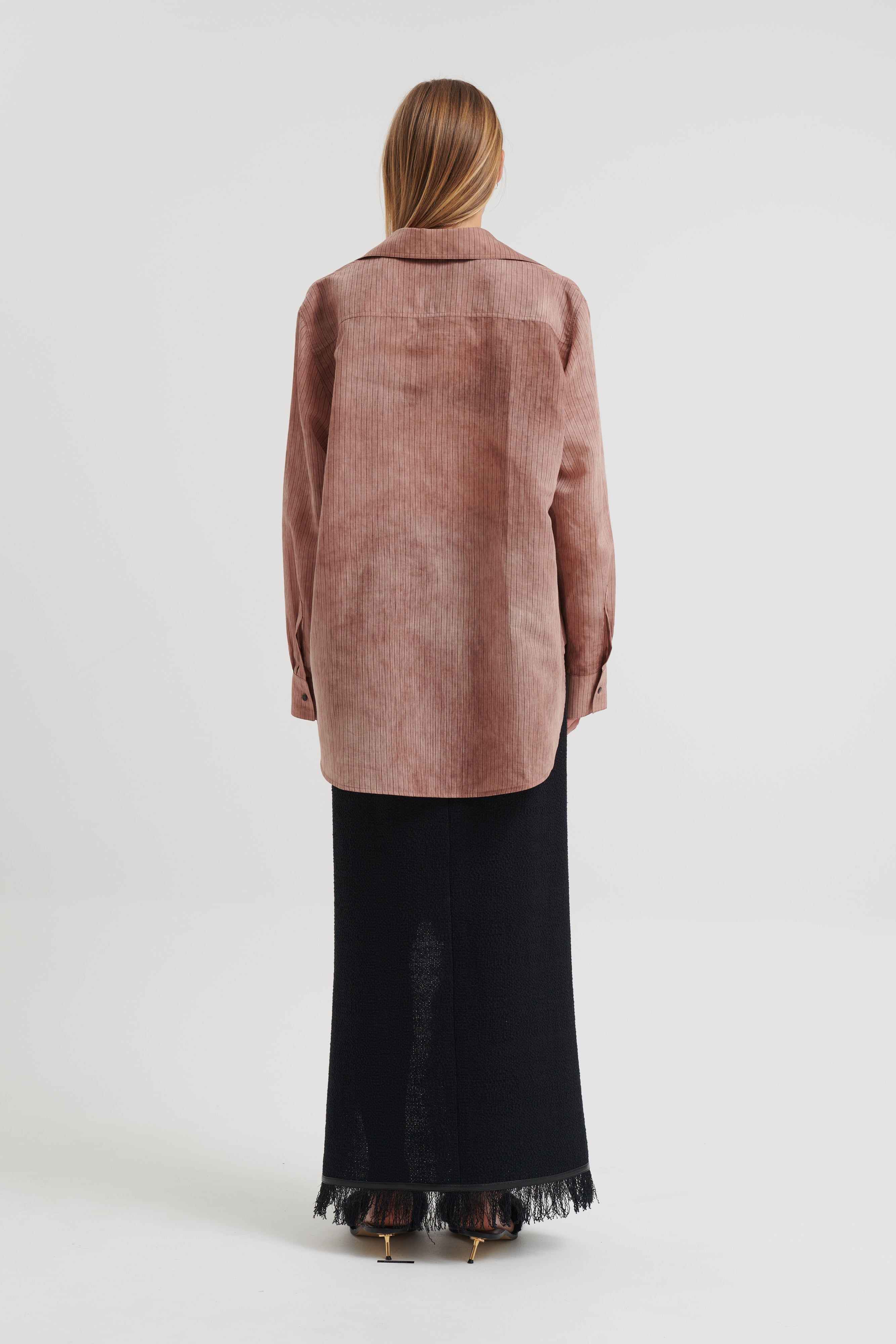 Chaska Blouse in Terracotta by Nanushka – Idlewild