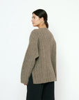 Chunky Mockneck Sweater in Taupe by 7115 by Szeki-7115 by Szeki-Idlewild-Cincinnati