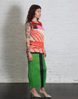 City Collage Dress in Red Green by Pleats Please Issey Miyake-Pleats Please Issey Miyake-Idlewild-Cincinnati
