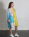 City Collage Tunic in Blue Yellow by Pleats Please Issey Miyake-Pleats Please Issey Miyake-Idlewild-Cincinnati
