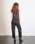 Classic 5 Pocket Trousers in Black Pinstripe by Serien°umerica-Serien°umerica-Idlewild-Cincinnati