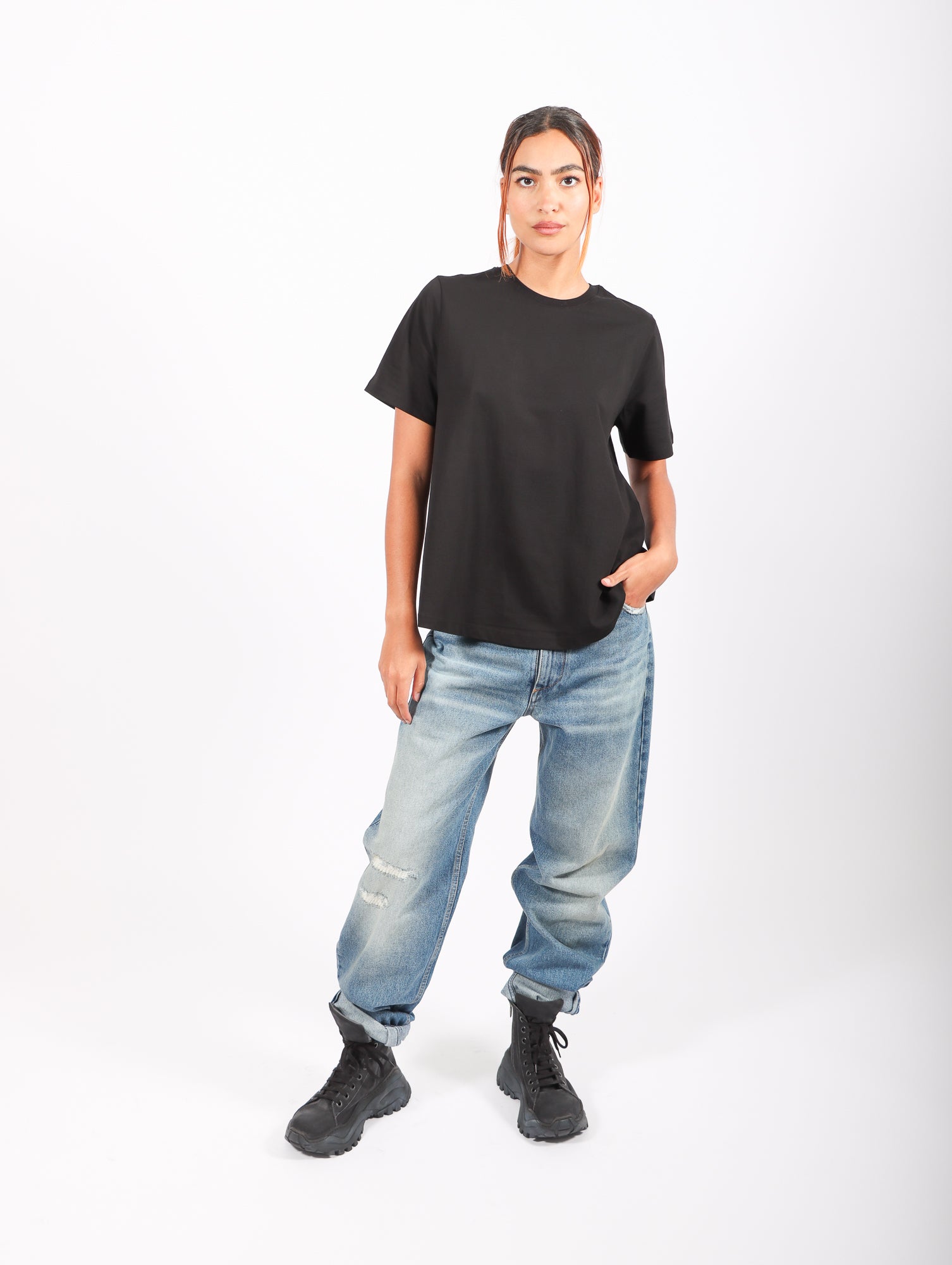 Classic A-Line Tee in Black by Kowtow-Kowtow-Idlewild-Cincinnati