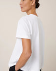 Classic A-Line Tee in White by Kowtow-Kowtow-Idlewild-Cincinnati