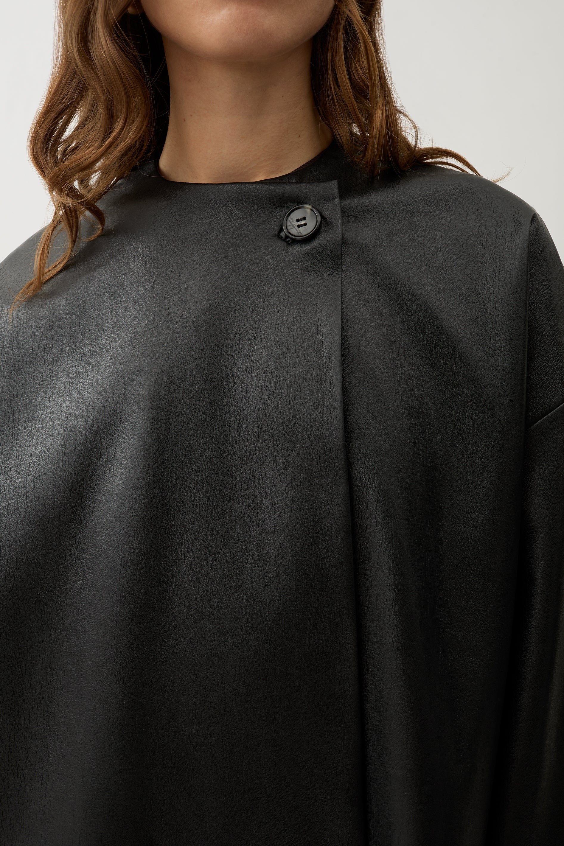 Cleo Recycled Leather Top in Black by Rodebjer-Rodebjer-Idlewild-Cincinnati