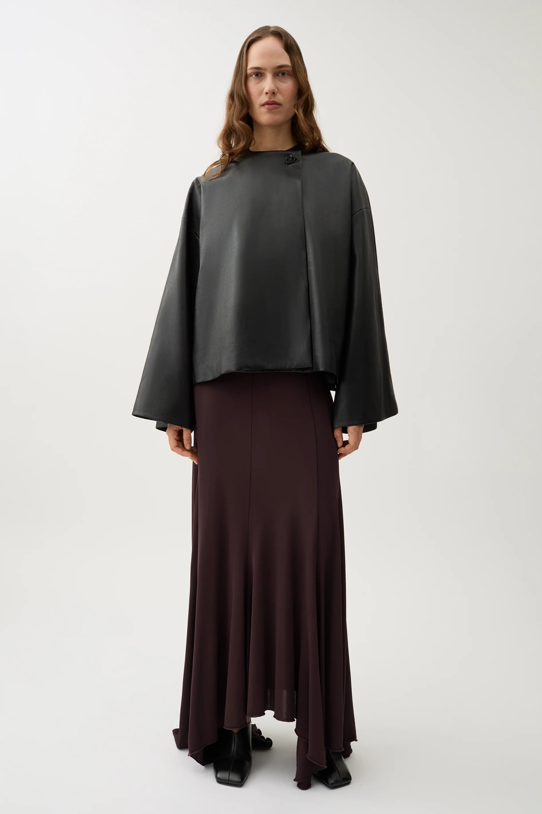 Cleo Recycled Leather Top in Black by Rodebjer-Rodebjer-Idlewild-Cincinnati