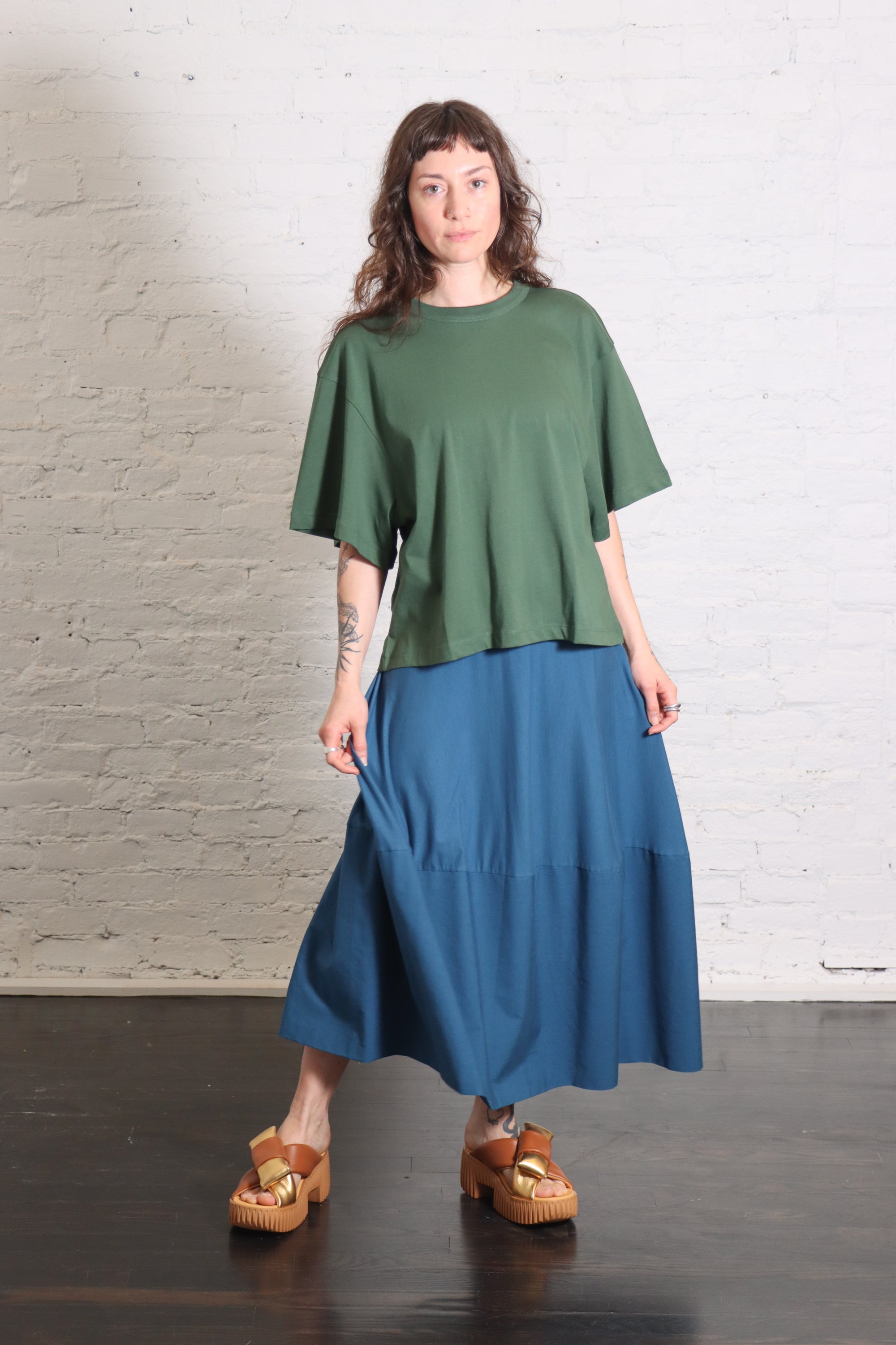 Cobi Jersey + Woven Skirt in Itaca by Labo.Art-Labo.Art-Idlewild