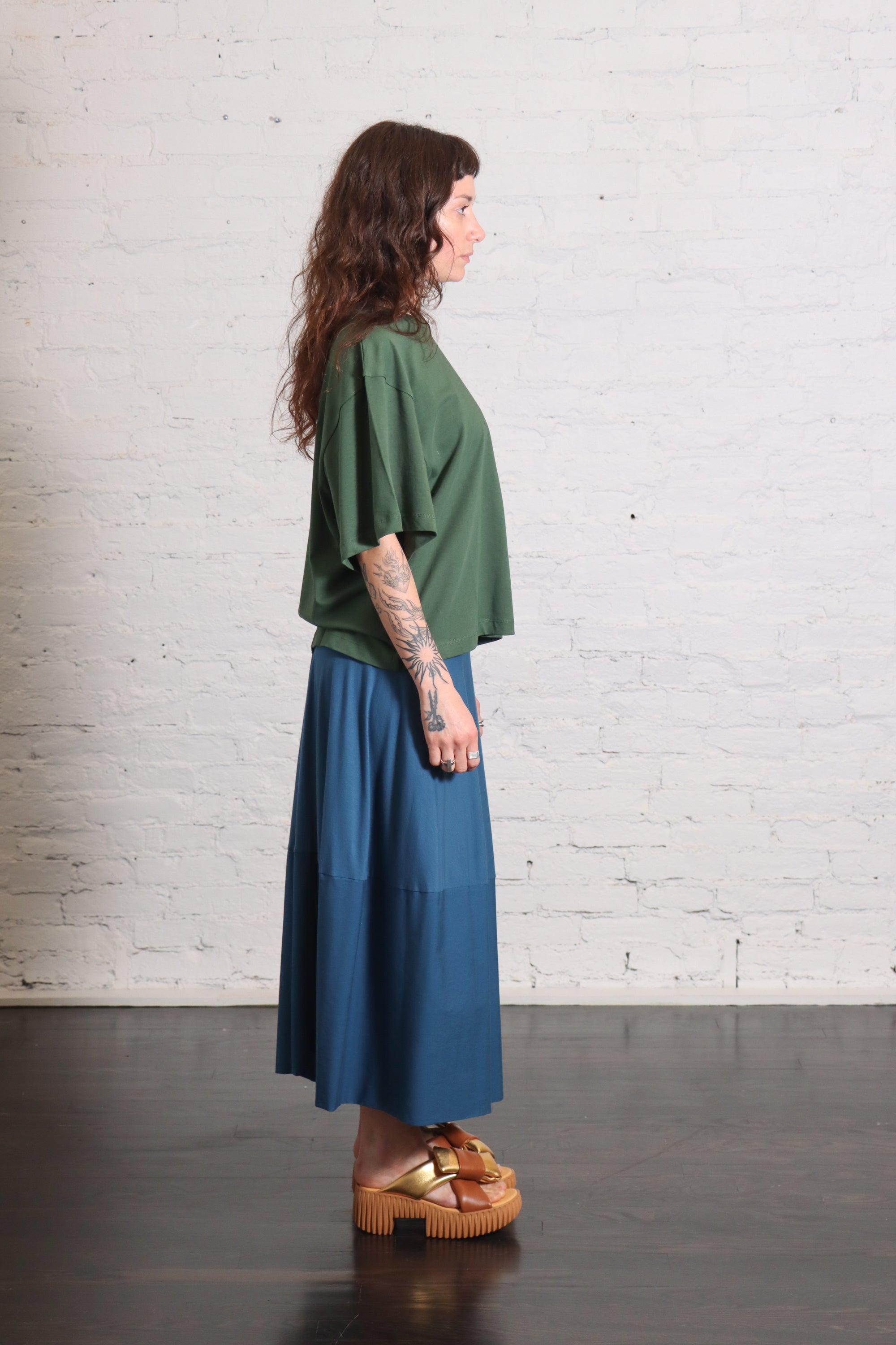 Cobi Jersey + Woven Skirt in Itaca by Labo.Art-Labo.Art-Idlewild