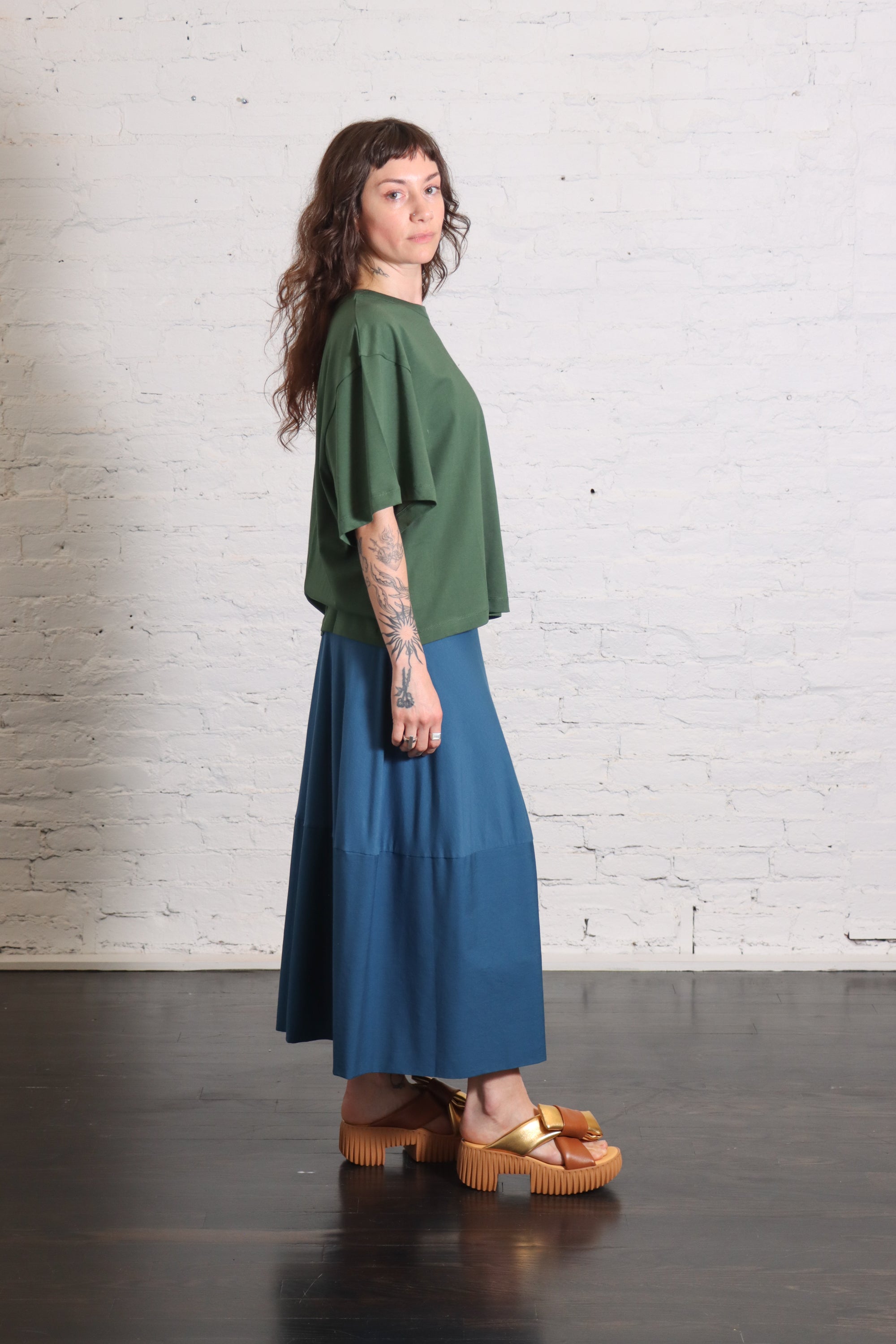 Cobi Jersey + Woven Skirt in Itaca by Labo.Art-Labo.Art-Idlewild