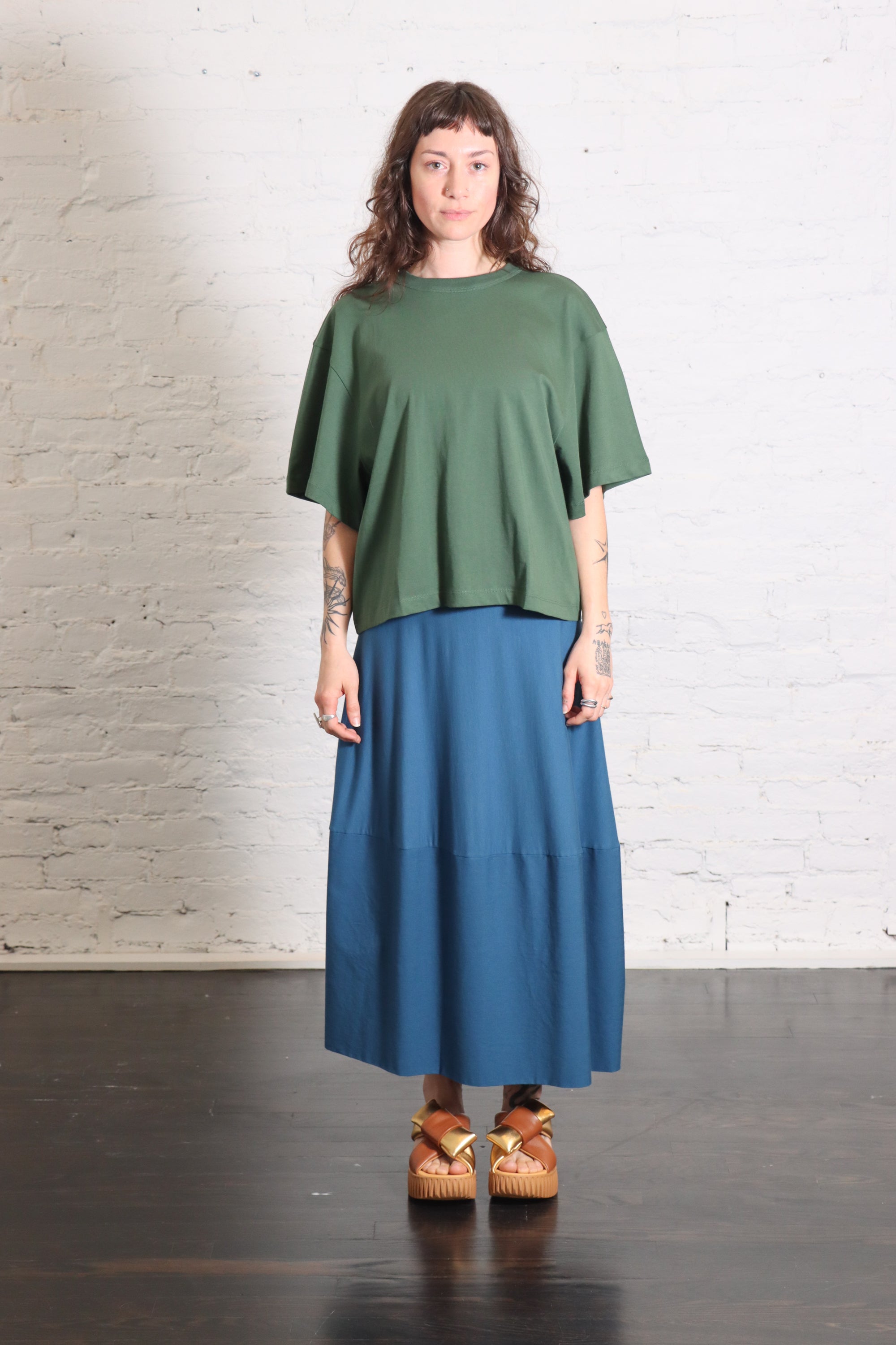 Cobi Jersey + Woven Skirt in Itaca by Labo.Art-Labo.Art-Idlewild