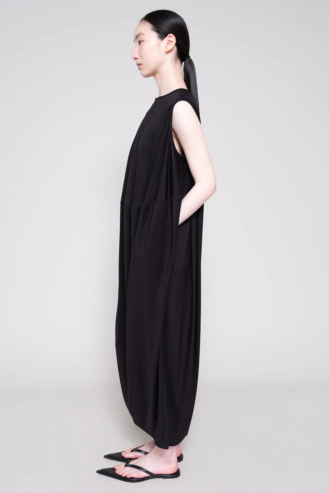 Cocoon Dress in Black by Melitta Baumeister-Melitta Baumeister-Idlewild-Cincinnati