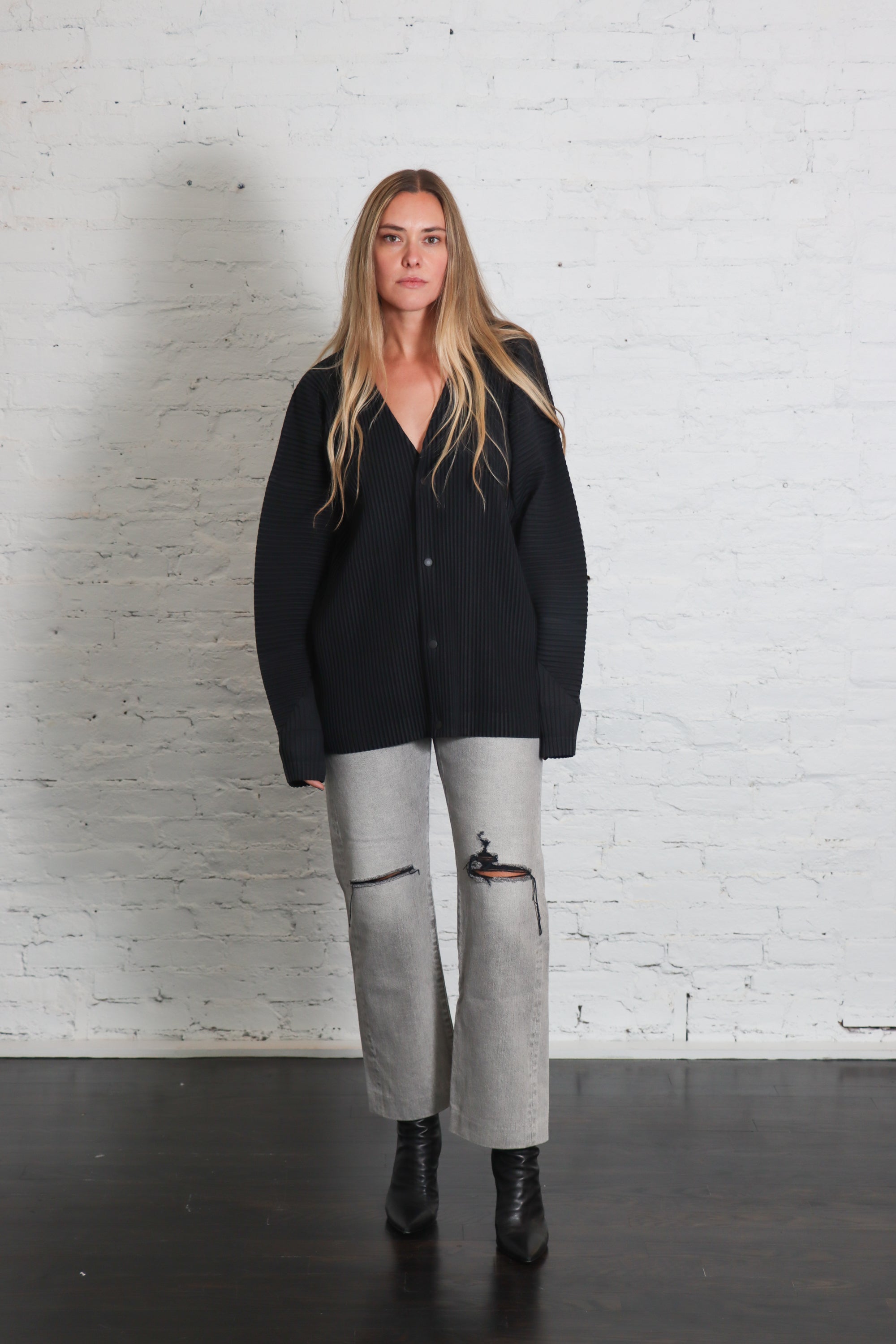 Color Pleats 1 Jacket in Black by Homme Plissé Issey Miyake-Homme Plissé Issey Miyake-Idlewild-Cincinnati