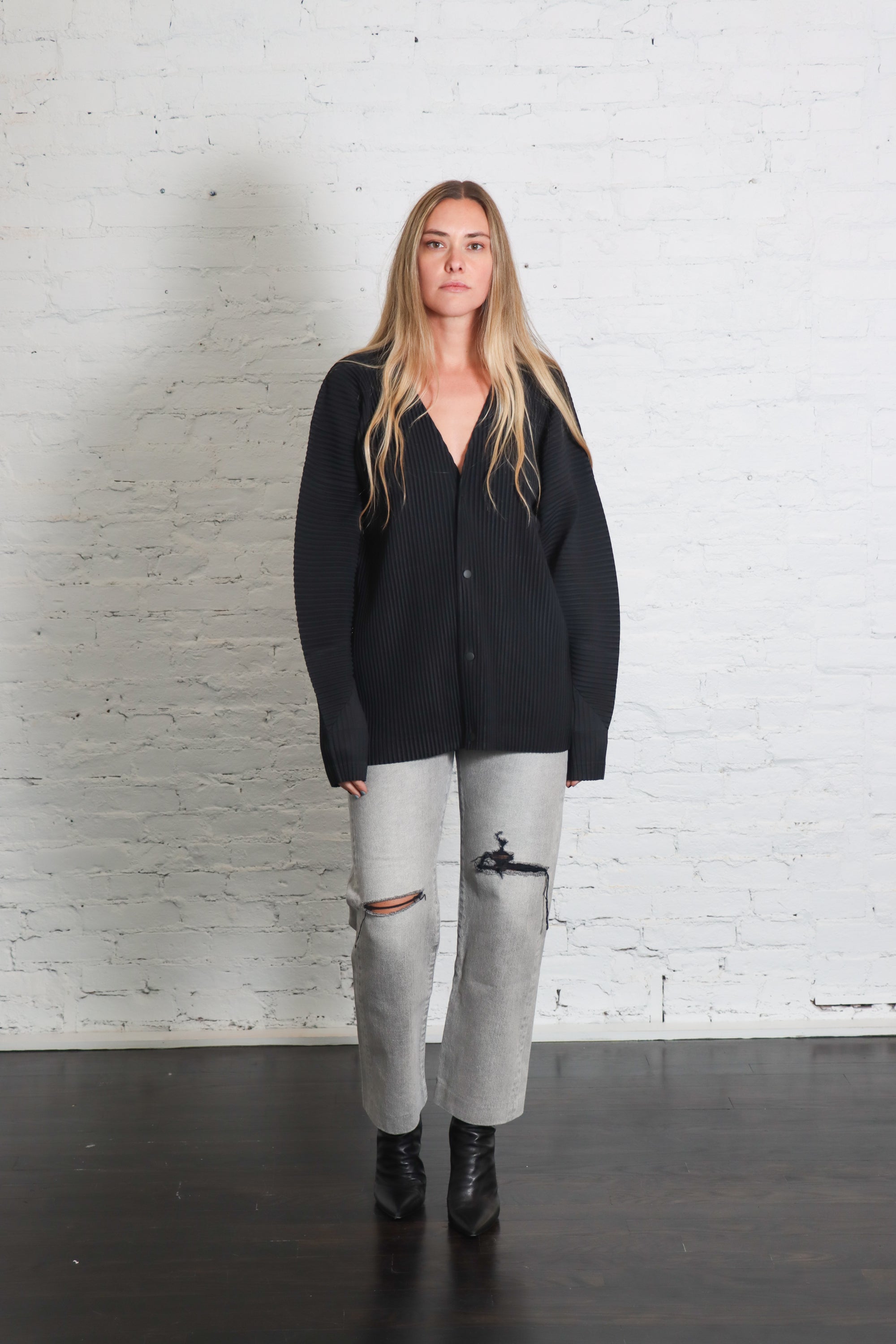 Color Pleats 1 Jacket in Black by Homme Plissé Issey Miyake-Homme Plissé Issey Miyake-Idlewild-Cincinnati