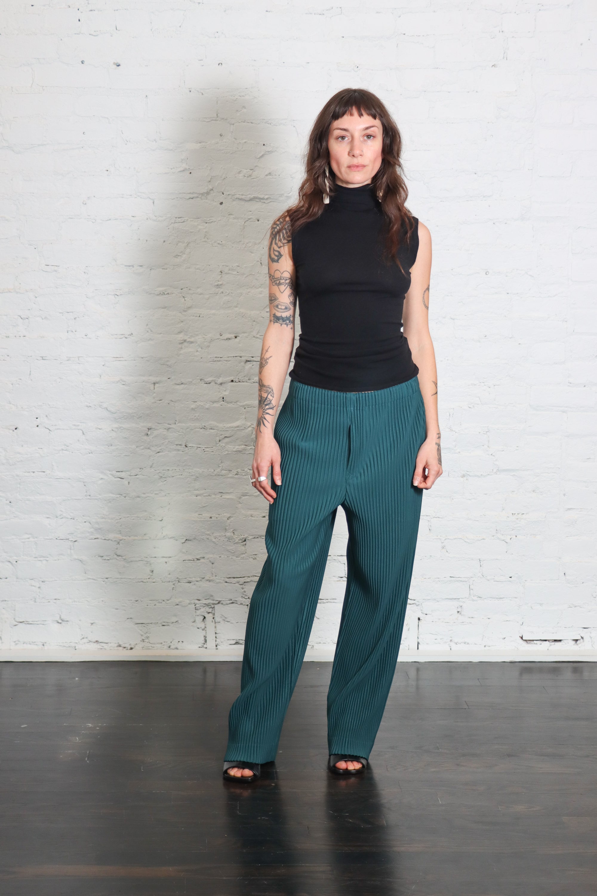 Color Pleats 1 Pant in Ocean Blue by Homme Plissé Issey Miyake-Homme Plissé Issey Miyake-Idlewild