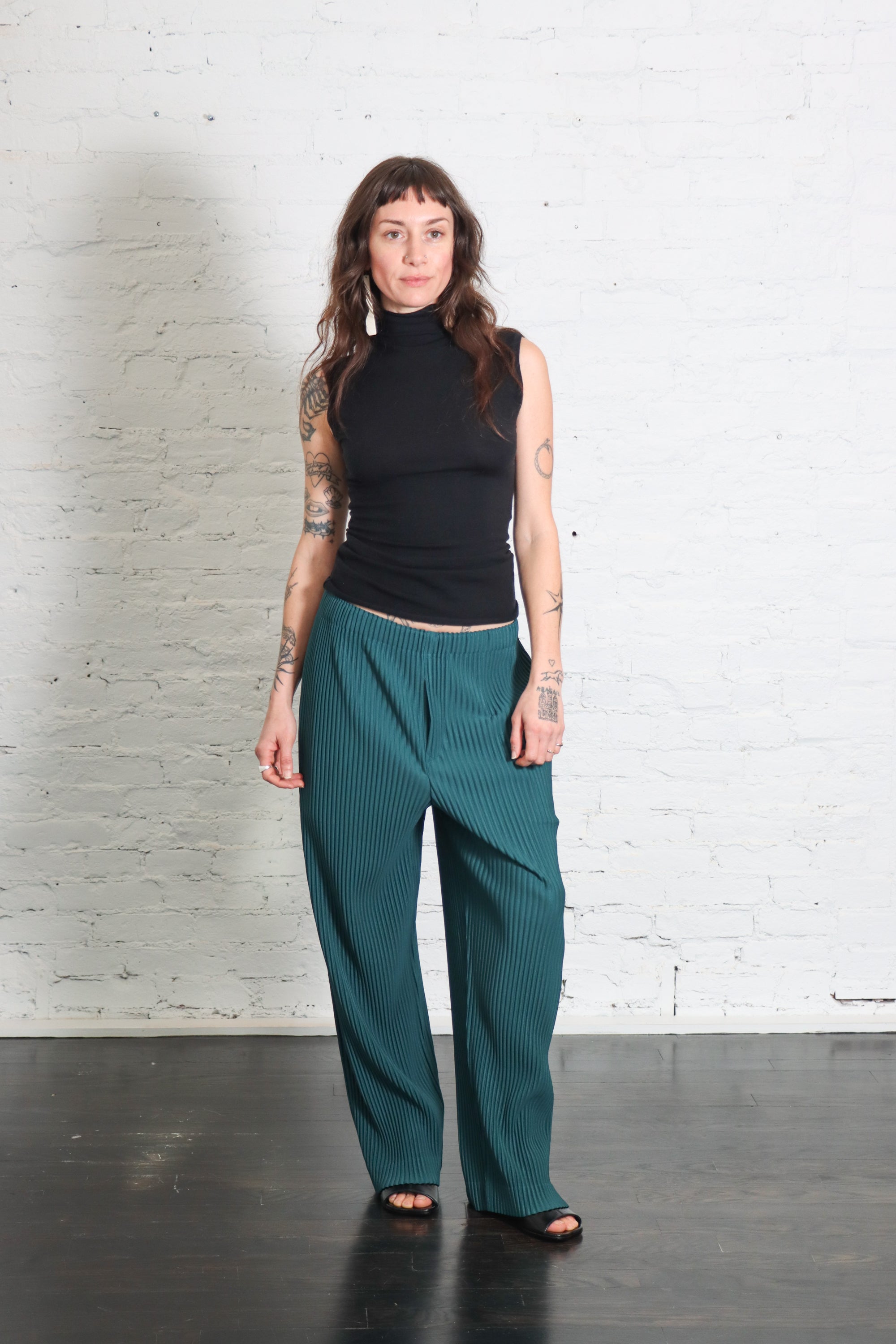 Color Pleats 1 Pant in Ocean Blue by Homme Plissé Issey Miyake-Homme Plissé Issey Miyake-Idlewild-Cincinnati