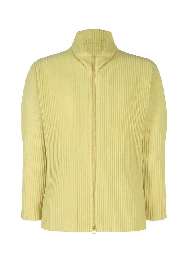 Color Pleats 2 Jacket in Agave Cream Green by Homme Plissé Issey
