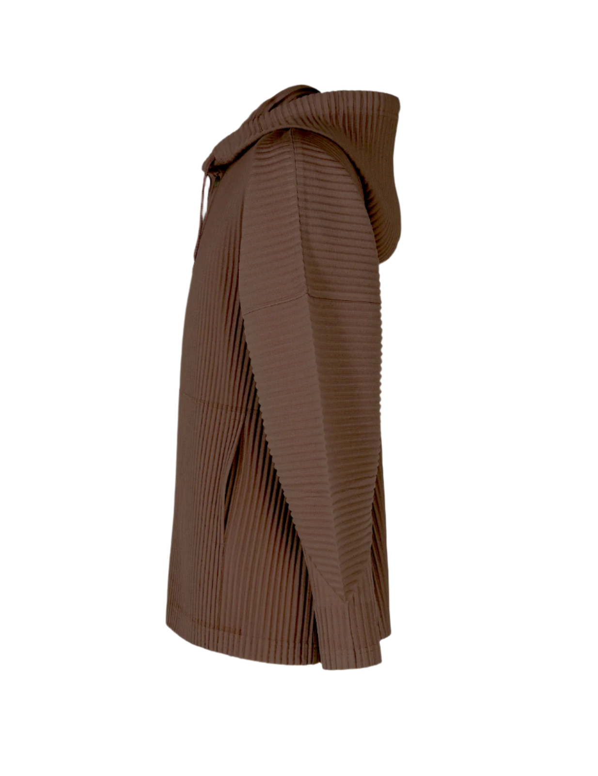 Color Pleats Long Sleeve in Edge Brown by Homme Plissé Issey Miyake-Tops-Homme Plissé Issey Miyake-Idlewild