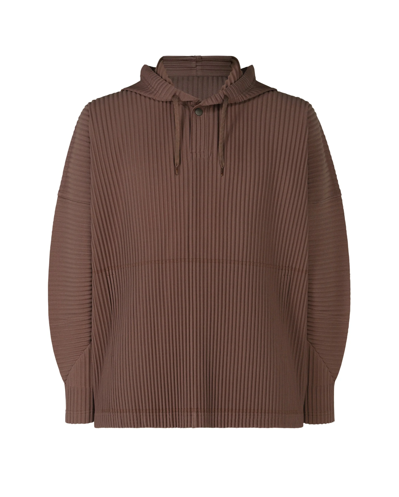Color Pleats Long Sleeve in Edge Brown by Homme Plissé Issey Miyake-Tops-Homme Plissé Issey Miyake-Idlewild