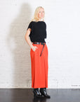 Colorful Pleats Skirt in Manarola Boat Orange by Homme Plissé Issey Miyake-Homme Plissé Issey Miyake-Idlewild-Cincinnati