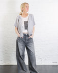 Column Knit Cardigan in Gray by Issey Miyake-Issey Miyake-Idlewild-Cincinnati