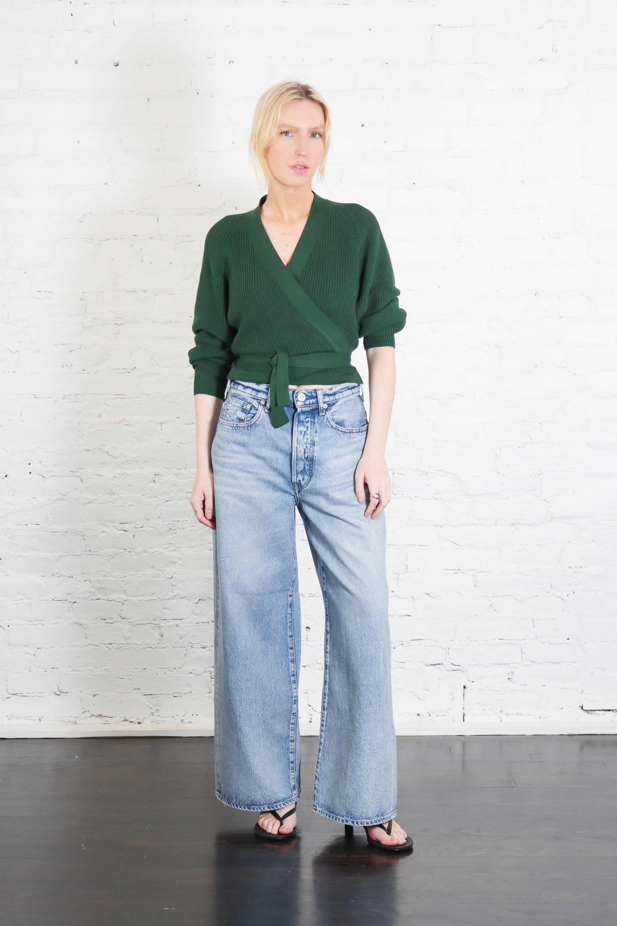 Composure Cardigan in Forest by Kowtow-Kowtow-Idlewild-Cincinnati